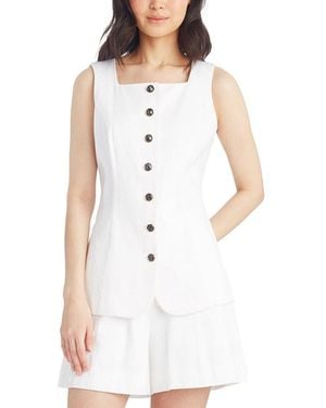 Draper James Tailored Top - White