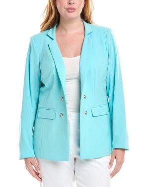 Tahari Plus Blazer - Blue