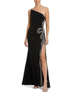 Mac Duggal One Shoulder Jersey Gown - Black