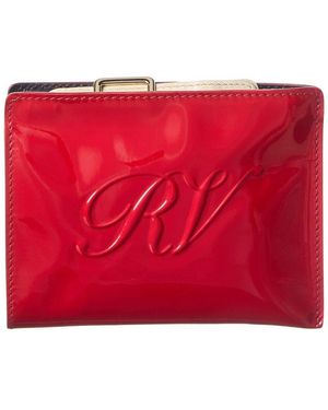 Roger Vivier Patent Coin Pouch - Red