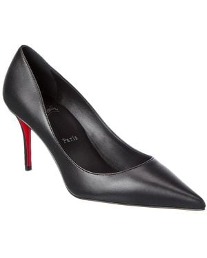 Christian Louboutin Miss Z 80 Leather Pump - Black