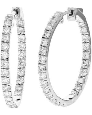 Amairah 2.00 Ct. Tw. Lab-Grown Diamond Hoop Earrings - White