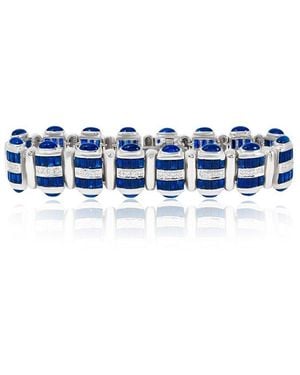 Diana M. Jewels Fine Jewellery 18k 0.50 Ct. Tw. Diamond Bracelet - Blue