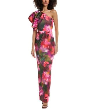 Black Halo Egan Gown - Red