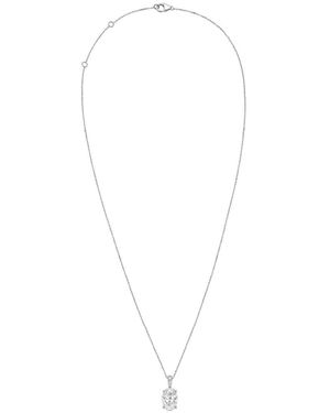 Diana M. Jewels Diana M. 14K 3.15 Ct. Tw. Lab-Grown Diamond Pendant Necklace - White