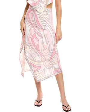 Estellina Printed Midi Skirt - Pink