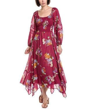 Free People Morning Glory Maxi Dress - Red