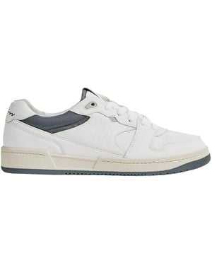 Reiss Astor Leather Trainer - White
