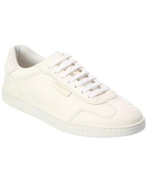Ferragamo Athena Leather Sneaker - White