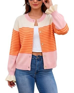 ROMANISSA Cardigan - Orange