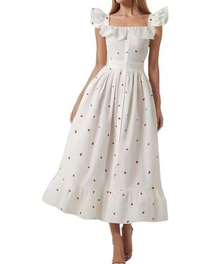Esea Midi Dress - White