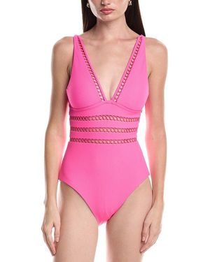 Becca Modern Edge One-Piece - Pink