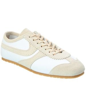 Dries Van Noten Suede & Leather Sneaker - White