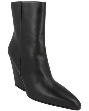 Paris Texas Jane Leather Bootie - Black