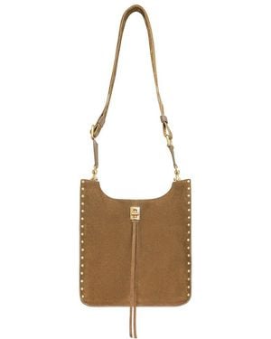Rebecca Minkoff Darren Medium Feed Leather Crossbody - Brown