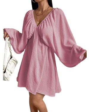 BELLA DESERT Mini Dress - Red