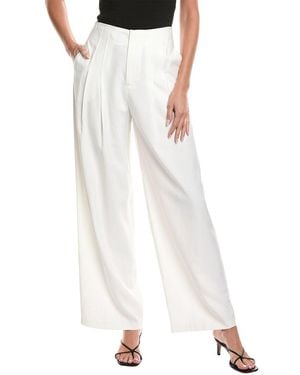 Wayf Pleated Pant - White