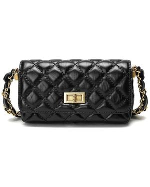 Tiffany & Fred Paris Leather Crossbody - Black