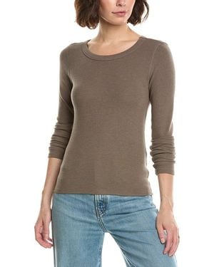 Z Supply Renae Rib Top - Grey