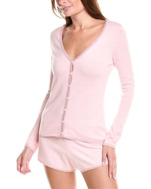 Morgan Lane Pippa Cashmere-Blend Top - Pink