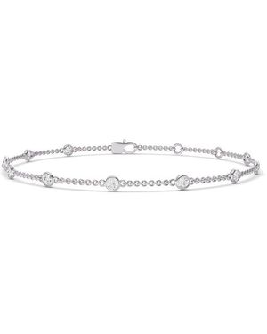 Lab Grown Diamonds 14K 1.00 Ct. Tw. Lab-Grown Diamond Station Bracelet - White
