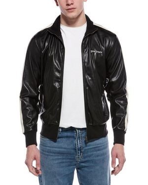 Palm Angels Vegan Leather Jacket - Black