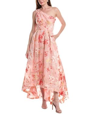 Marchesa One-Shoulder Gown - Pink