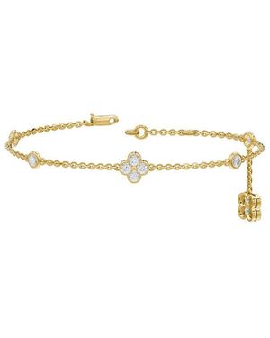 Lab Grown Diamonds 14K 1.30 Ct. Tw. Lab-Grown Diamond Bracelet - Metallic