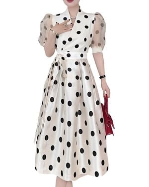 Vincent Midi Dress - White