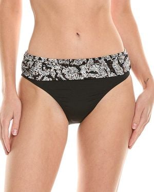 Tommy Bahama Playa Brava High-Waist Sash Bikini Bottom - Black
