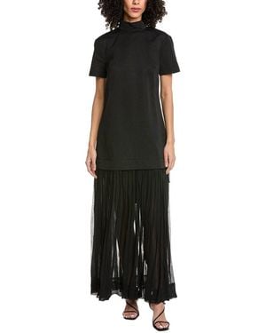 Femme Society Short Sleeve Maxi Dress - Black