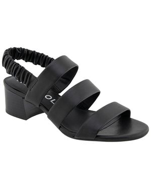 Aerosoles Clarissa Leather Heeled Sandal - Black