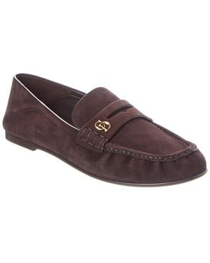 Dior Time Suede Loafer - Brown