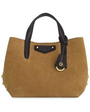 Rebecca Minkoff Riley Suede Small Tote - Brown