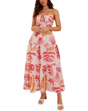 ENJOY PETRA Midi Dress - Red