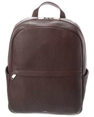 Vince Leather Backpack - Brown