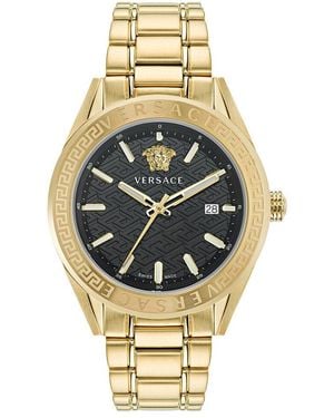 Versace V-Code Watch - Metallic