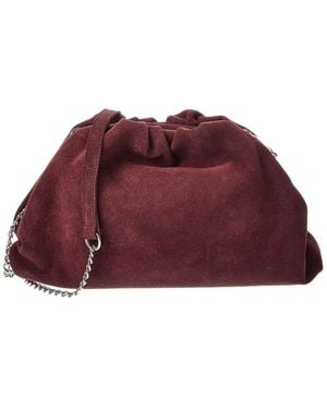 Isabella Rossetti Halle Leather Clutch - Purple