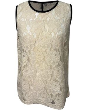 Dolce & Gabbana Lace Tank Size It (Authentic Pre-Loved) - Multicolour
