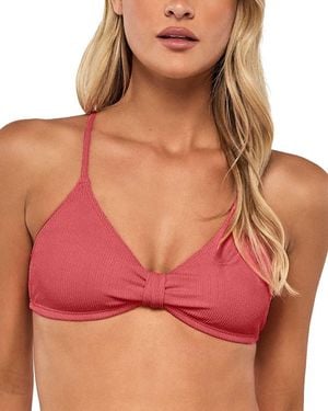 Sunsets Indie Bralette - Red