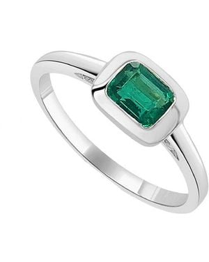Sabrina Designs 14k 0.60 Ct. Tw. Emerald Ring - Green