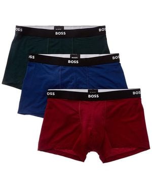 BOSS 3Pk Special Trunk - Red