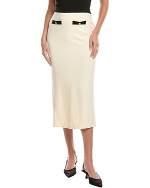 Wayf Midi Skirt - Natural
