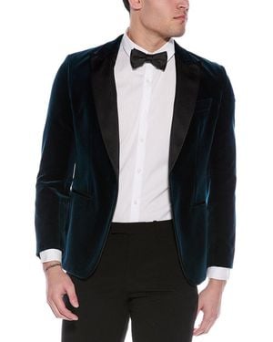 BOSS Slim Fit Velvet Suit Jacket - Black