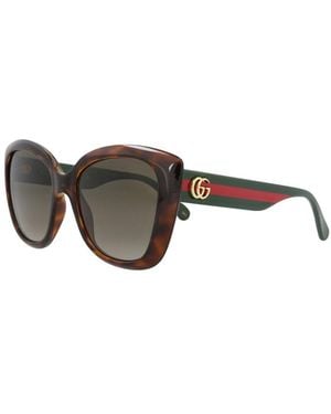 Gucci 53Mm Sunglasses - Brown