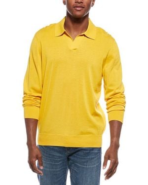 J.McLaughlin Amalfi Polo Jumper - Yellow