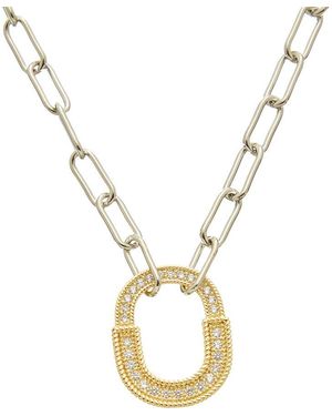 Juvell 18K Cz Necklace - Metallic