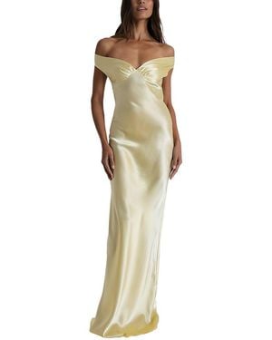 LOEY Off-The-Shoulder Maxi Dress - Metallic