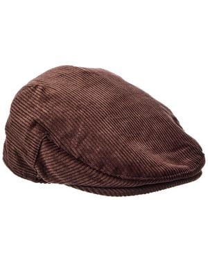 Brooks Brothers Corduroy Ivy Cap - Brown