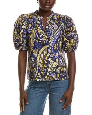 tyler boe Jenna Sugar Plum Top - Multicolour